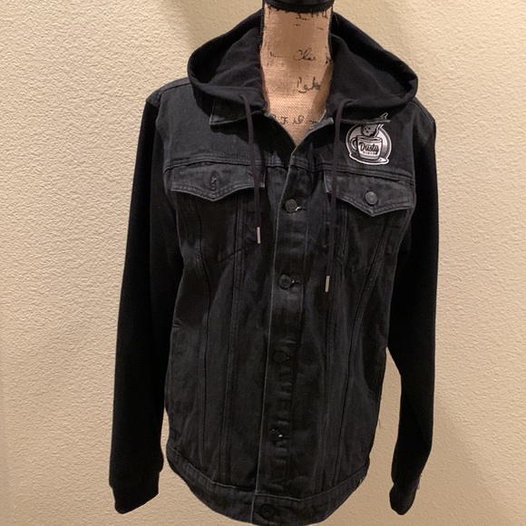 RSQ Denim Hoody Jacket - Picture 3 of 12